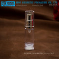 ZB-BS5 5ml silver lotion pump high clear bottle good quality small airless pump bottle 5ml